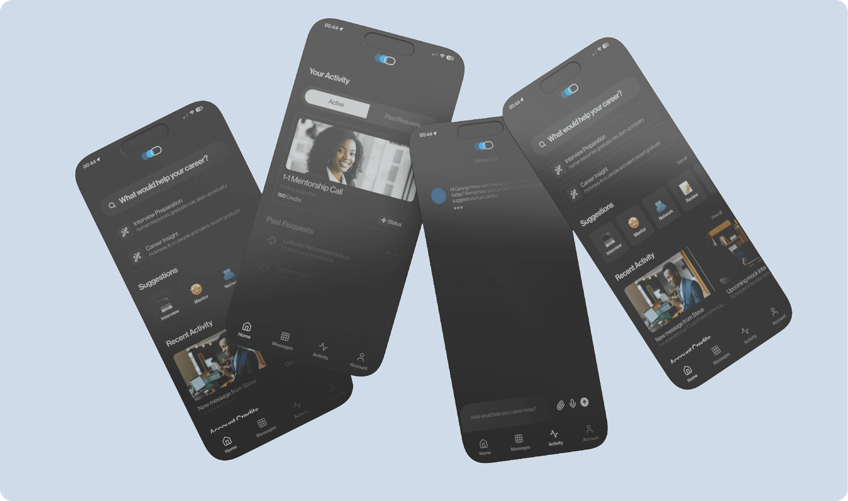 George speaking at an event